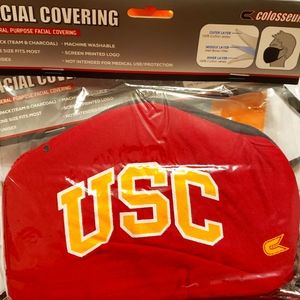 USC adult face masks, two in pack. NWT